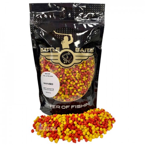 Пелети за фидер 4 мм Mango (манго) BB0021 - Battle Baits Пелети за фидер 4 мм Mango (манго) BB0021 - Battle Baits